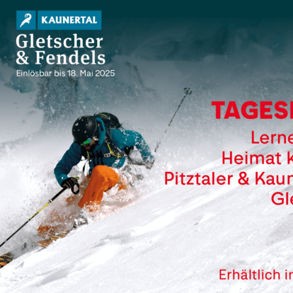 1+1 gratis Tagesskipass Kaunertaler & Pitztaler Gletscher